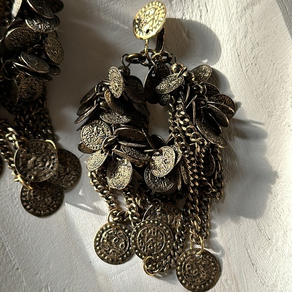 Zac Posen bass chandelier clip-on earrings - Picture 6 of 8